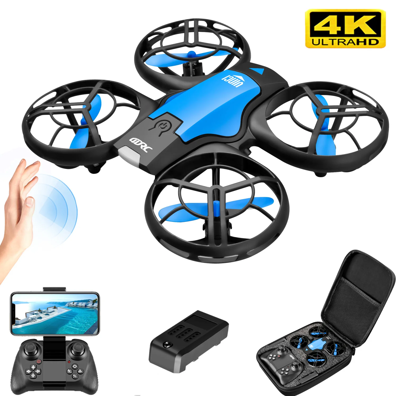 Rc Helicopter Mini - Nuovo Mini Drone V8 con Telecamera